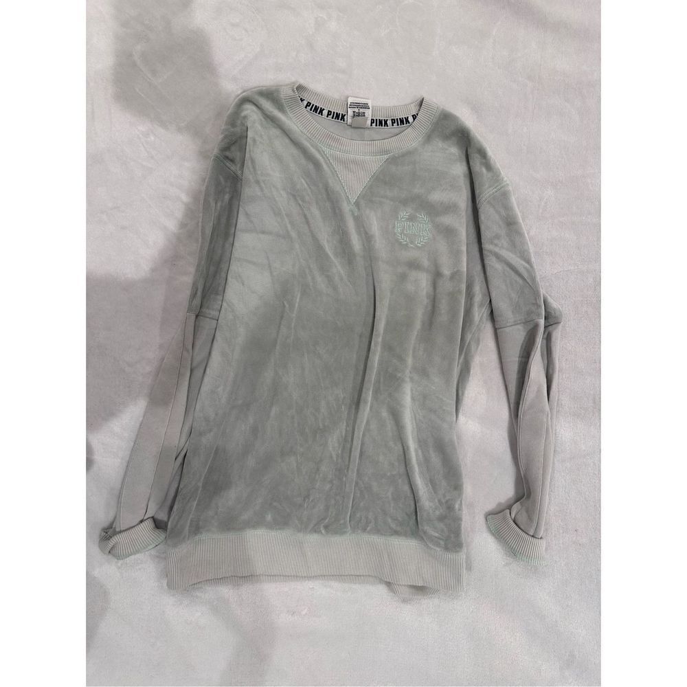 PINK mint blue women’s sweater long sleeve XS
